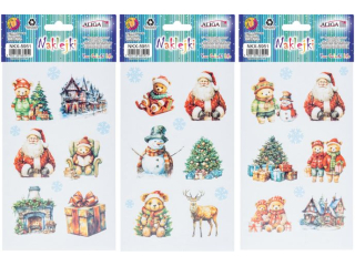 Naklejki NKX-5951 witeczne, rozm. 12 x 20cm