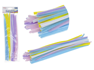 Druciki kreatywne  długość : 30  cm  ilość : 40 szt kolor: pastelowy 2