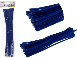 Druciki kreatywne  długość : 30  cm  ilość : 40 szt kolor: granatowy