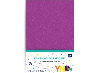 Papier dekoracyjny INTERDRUK YNJ holograficzny A4 10ark.