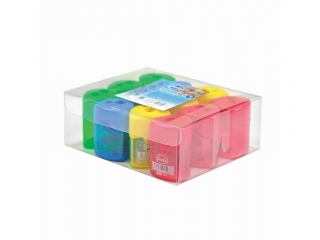 Temper�wka plastikowa podw�jna pojemnik mix kolor FR91528 [opakowanie=12szt]