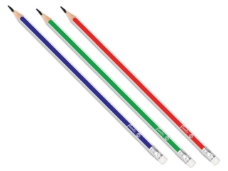 O��wek z gumk� HB sze�ciok�tny mix kolor�w 12 szt   FR91557 [opakowanie=12szt]