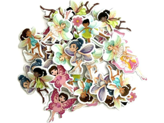 Naklejki z pianki  nazwa: wróżki ilość : 35 szt