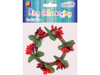 Ring dekoracyjny DPG-5944 rozm. ok. 10cm, op. 1szt.