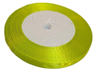 Wstążka satynowa  rozmiar: 6 mm x 32 m kolor: pistacjowy