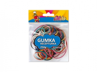 Gumki recepturki mix kolor 250g woreczek PAS-4259