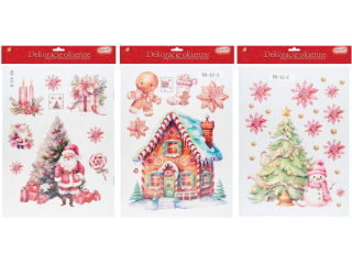 Witraż WB-43 z brokatem, rozm. 30x40cm