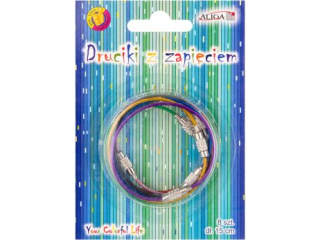Druciki kolorowe z zapiciem PH-2660 d. 15cm, op. 8szt.