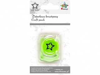 Dziurkacz z motywem 18mm wz�r nr 2 Gwiazda zarys
