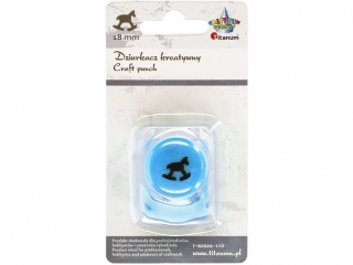 Dziurkacz z motywem 18mm wz�r nr 8 Konik na biegunach