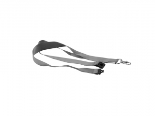 Smycz z metalowym karabi�czykiem szara FR91642 [opakowanie=50szt]