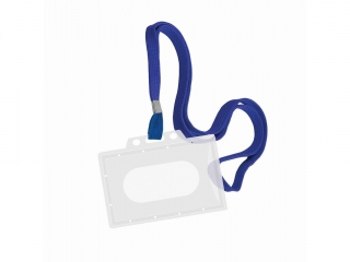 Holder na smyczy niebieskiej poziomy FR91639 [opakowanie=50szt]