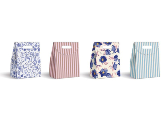 Torebka prezent.z zap.na rzep du�a [opakowanie=12szt]