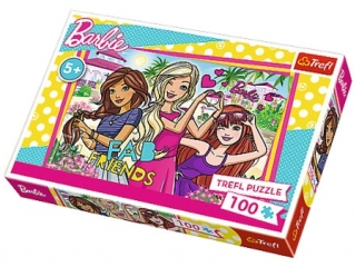 Puzzle 100 TREFL Wakacje Barbie