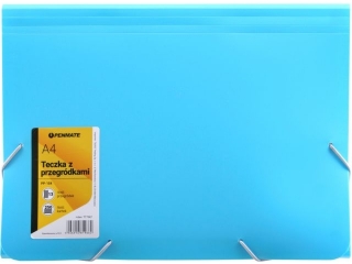 Teczka z 13-ma przegrdkami A4 PENMATE PP-104 niebieska
