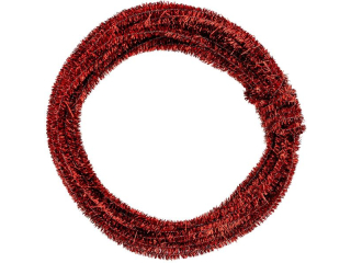 Drucik pluszowy DPK-33 metalizowany czerwony, rozm. 6mm x 11m