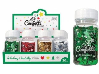Cekiny do dekoracji INTERDRUK 30g WINTER