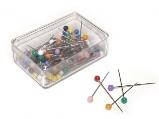 Szpilka kolorowa 33 mm 10 gram pojemnik PAS-5492 [opakowanie=36szt]