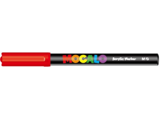 Marker akrylowy Mocalo 1mm czerwony 511, MG [opakowanie=9szt]