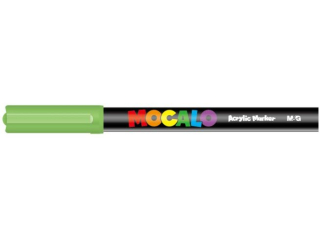 Marker akrylowy Mocalo 1mm neonowy zielony 528, MG [opakowanie=9szt]