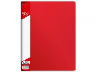 Album ofertowy PENMATE A4 PP-140, 40 koszulek, czerwony