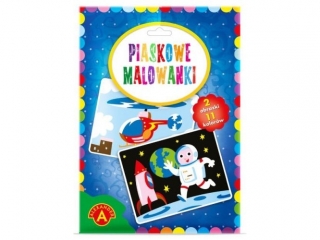 PIASKOWE MALOWANKI - ASTRONAUTA, HELIKOPTER (2091)