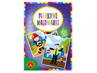 Piaskowe malowanki ALEXANDER Policjant, straak