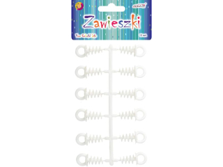 Zawieszki do bombek ZW-3932 plastikowe, op. 12szt.