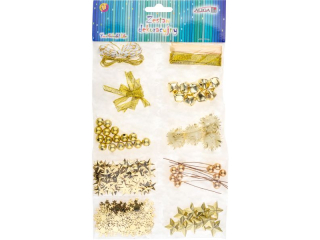 Zestaw �wi�teczny SGD-2959 mix akcesori�w, kolor z�oty