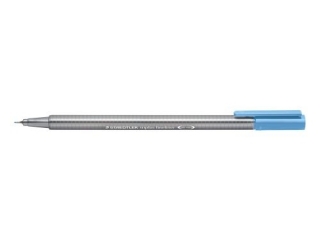 Cienkopis triplus, trójkątny, 0.3 mm, jasny lazur, Staedtler [opakowanie=10szt]