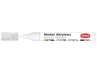 Marker akrylowy TOMA 2, 5mm okrga - biay