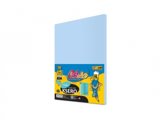 Papier ksero A4 160gr PASTELOWY 50 arkuszy IT120 NIEBIESKI PAS-7212