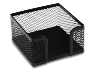 Pojemnik na kostk� kwadrat siatka czarny FO30543 [opakowanie=12szt]