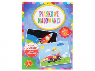 PIASKOWE MALOWANKI-AUTO/RAKIETA (2465)