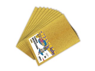 Pianka BROKATOWA A4 10 arkuszy Z�OTA PAS-8141