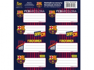 Naklejki na zeszyty ASTRA FC-201 FC Barcelona Barca Fan 6