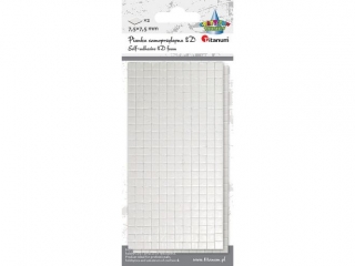 Pianka samoprzylepna 3D bia�a 7, 5x7, 5mm 2 arkusze