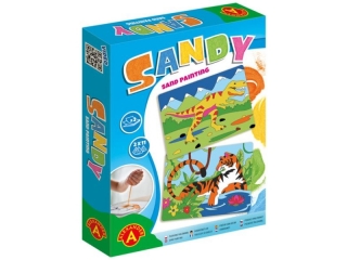 SANDY-PIASKOWE MALOWANKI - TYGRYS, T-REX/TIGER, T-REX (2550)