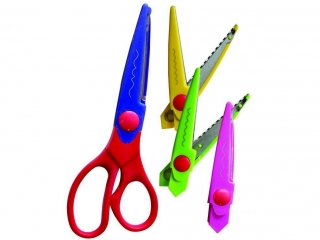 No�yczki dekoracyjne 16, 5cm +3 ostrza