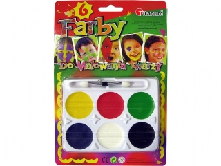 Farby do twarzy 6 kolorów