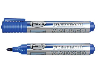 Marker PERMANENTNY NIEBIESKI okr�g�y FR91273 [opakowanie=12szt]