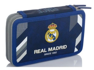 Piórnik podwójny z wyposażeniem 2W RM-183 Real Madrid Color