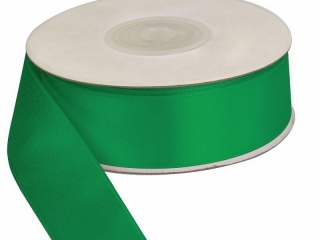 Wstążka satynowa 25mm/25m zielona