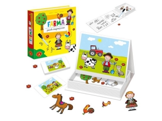 PUZZLE MAGNETYCZNE, UK�ADANKA - FARMA (2678)