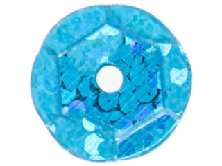 Cekiny hologramowe rozmiar: 6mm waga: 10g kolor: turkusowy