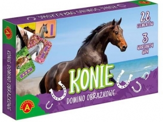Gra ALEXANDER Domino obrazkowe - Konie