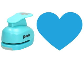 Dziurkacz ozdobny rozmiar: 2, 5cm  wz�r: serce