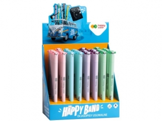 Display - Długopis usuwalny ?Uszaki Pastel?, 0.5mm, niebieski, 40 szt., Happy Color