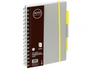 Kołobrulion A5 100k. Grand NOTO Book z przekładkami szary