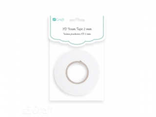 TAŚMA PIANKOWA 3D 2MM, 1, 5CM X 2, 2M